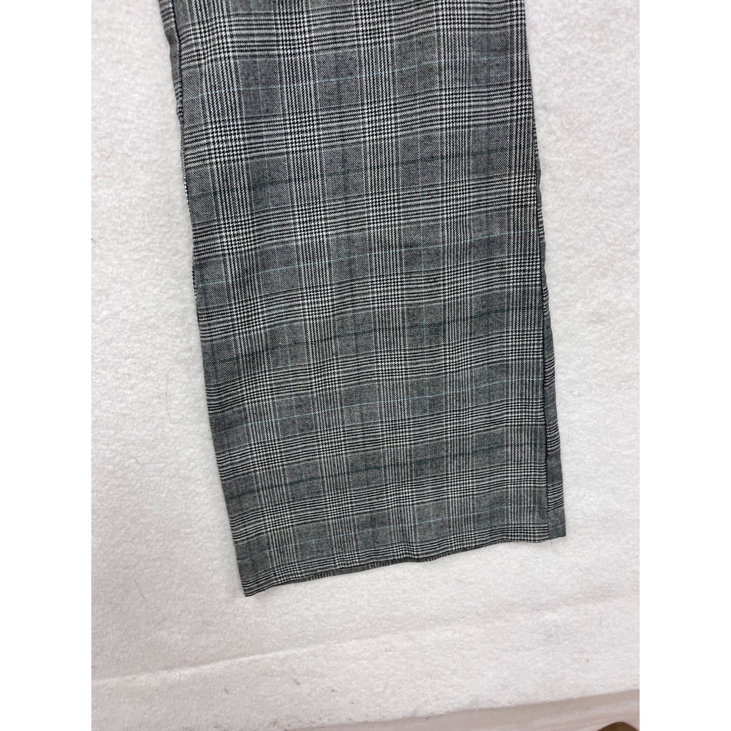Gray Plaid Dress Pants By Vanity Size 5 #8698