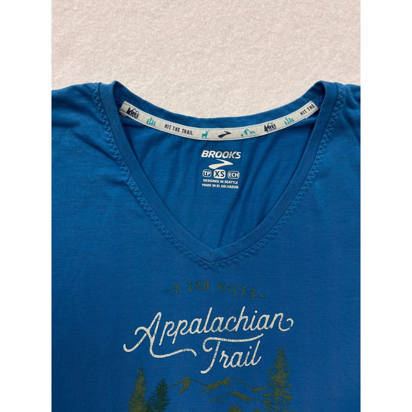 Womens Appalachian Trail Thru Hiking T-Shirt #2794