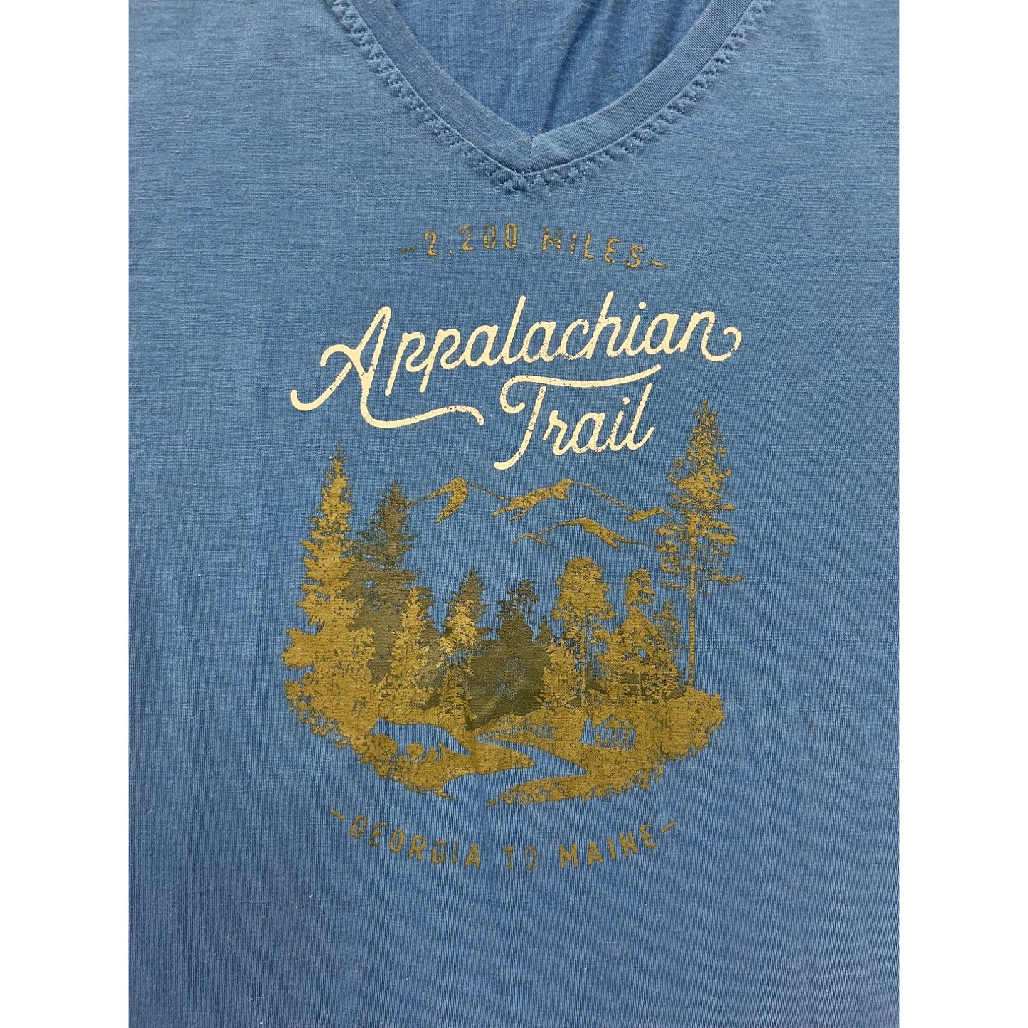 Womens Appalachian Trail Thru Hiking T-Shirt #2794