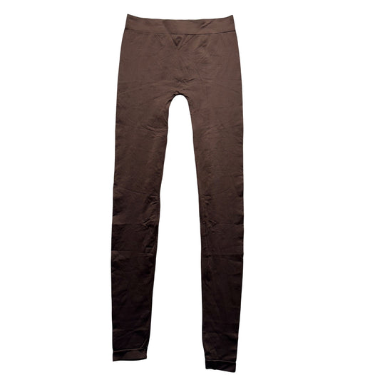 Say What? Brown Stretch Leggings Nylon/Spandex 28.5" Inseam S 308B