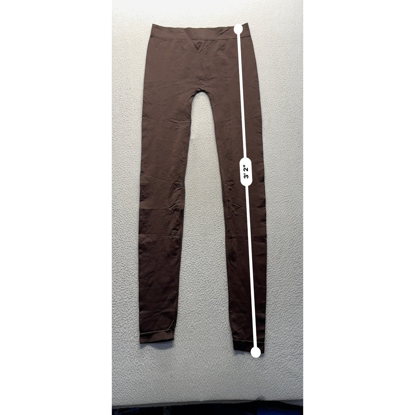 Say What? Brown Stretch Leggings Nylon/Spandex 28.5" Inseam S 308B