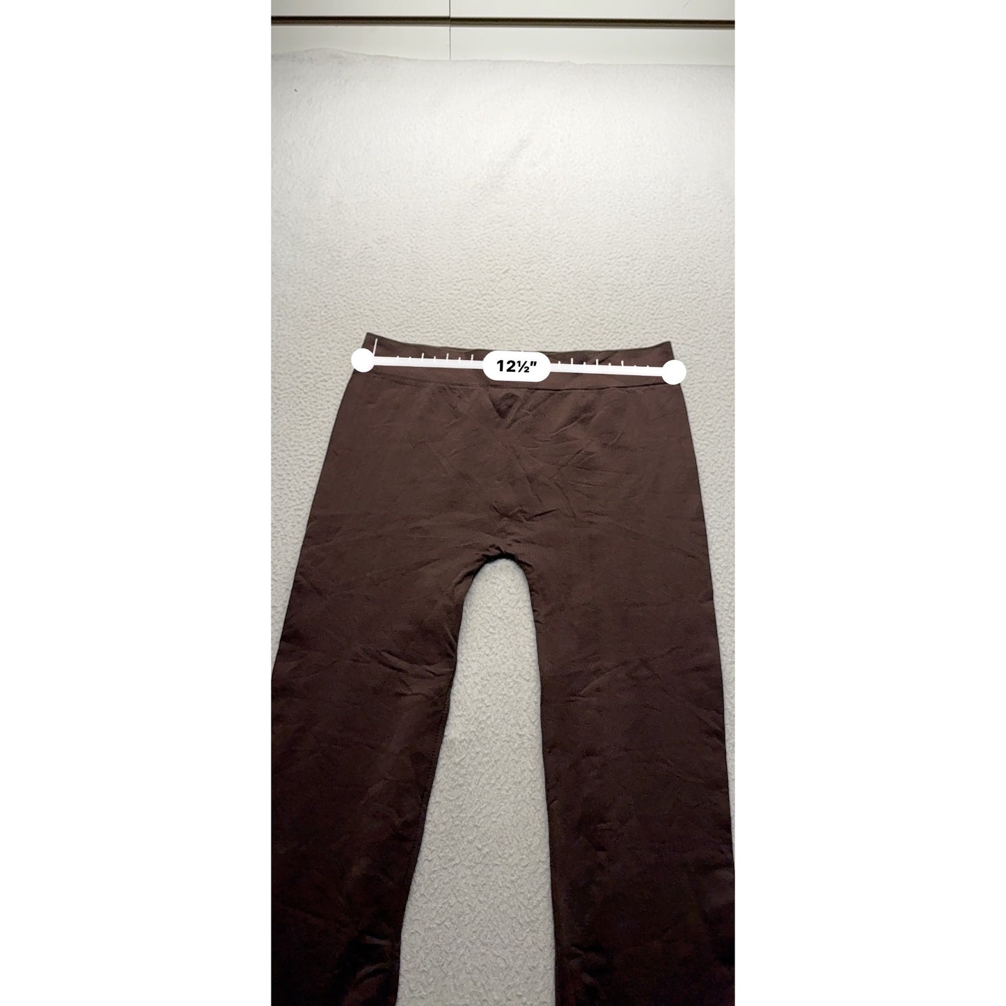Say What? Brown Stretch Leggings Nylon/Spandex 28.5" Inseam S 308B