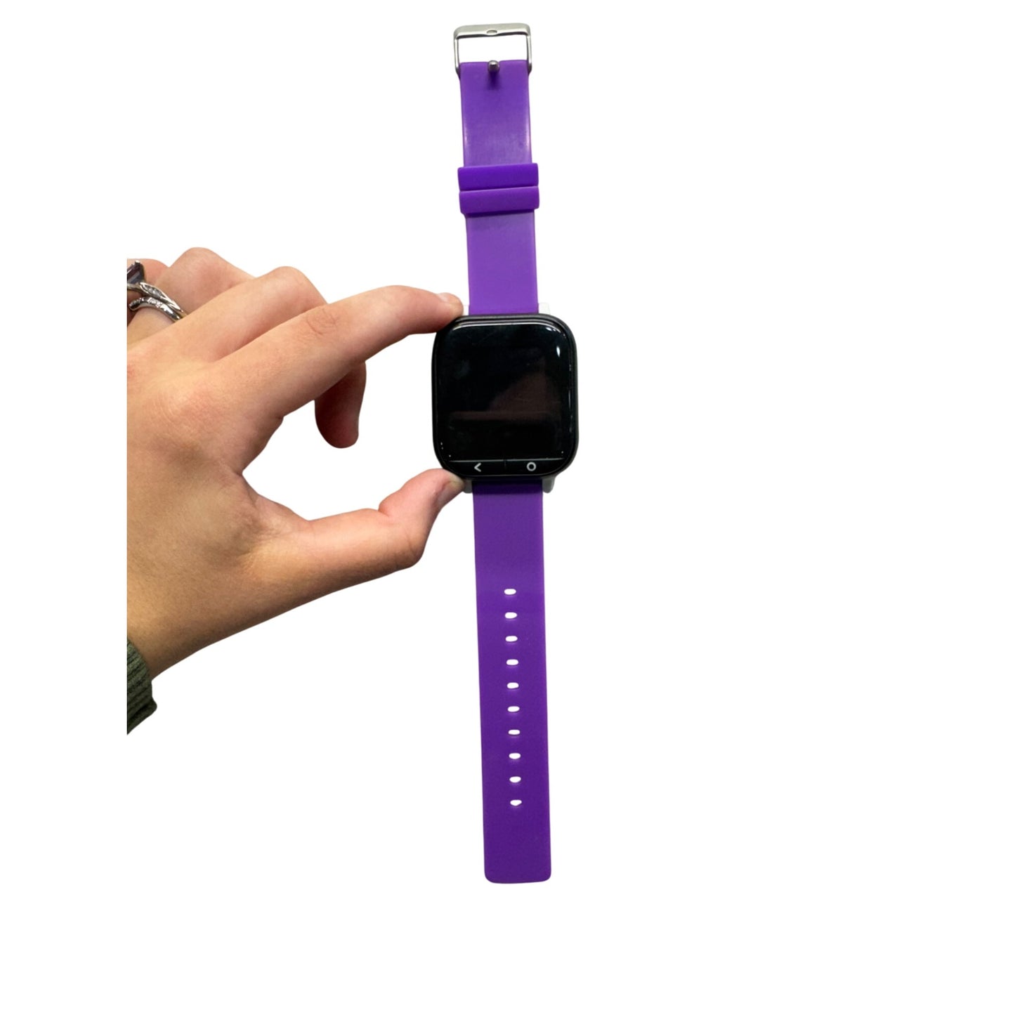Purple Silicone Strap Smart Watch By Verizon #122B