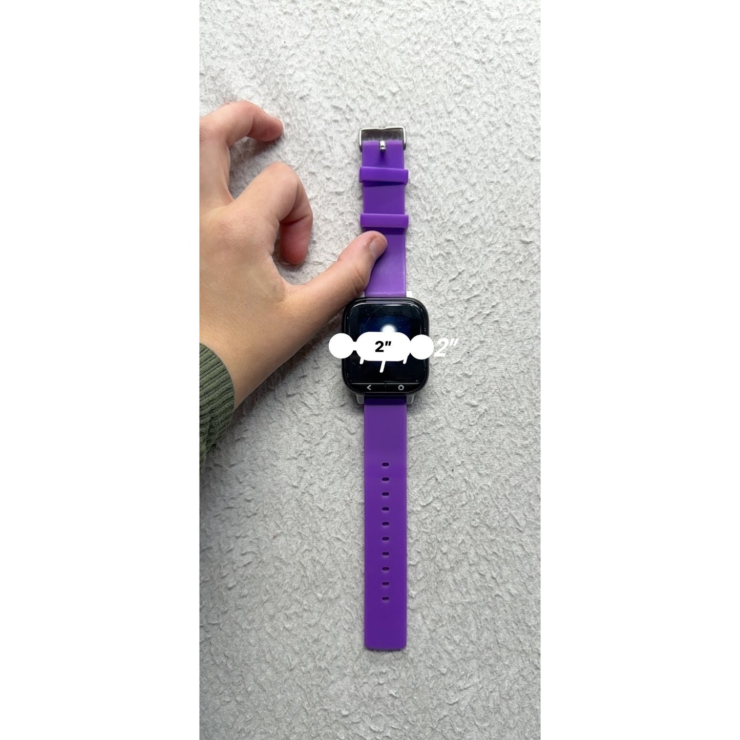 Purple Silicone Strap Smart Watch By Verizon #122B