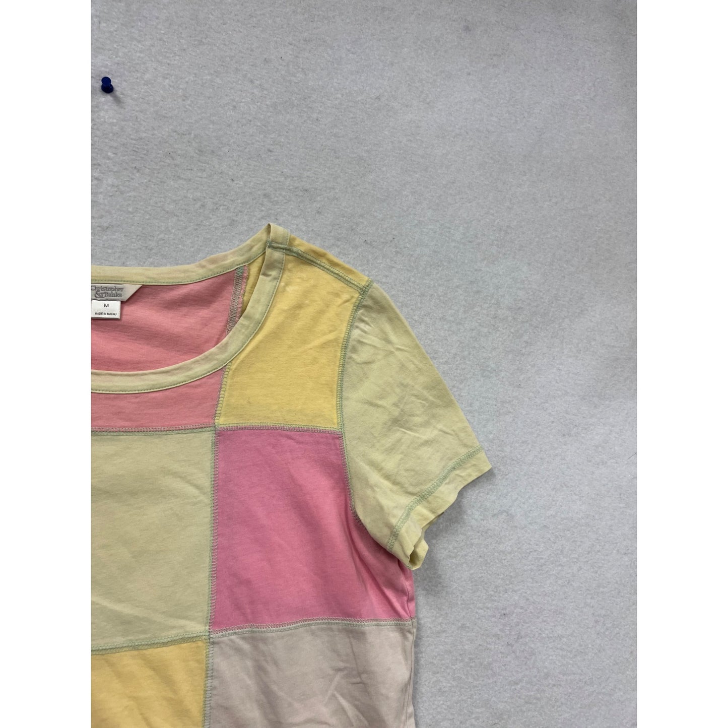 Christopher & Banks Patchwork T-Shirt M #481A