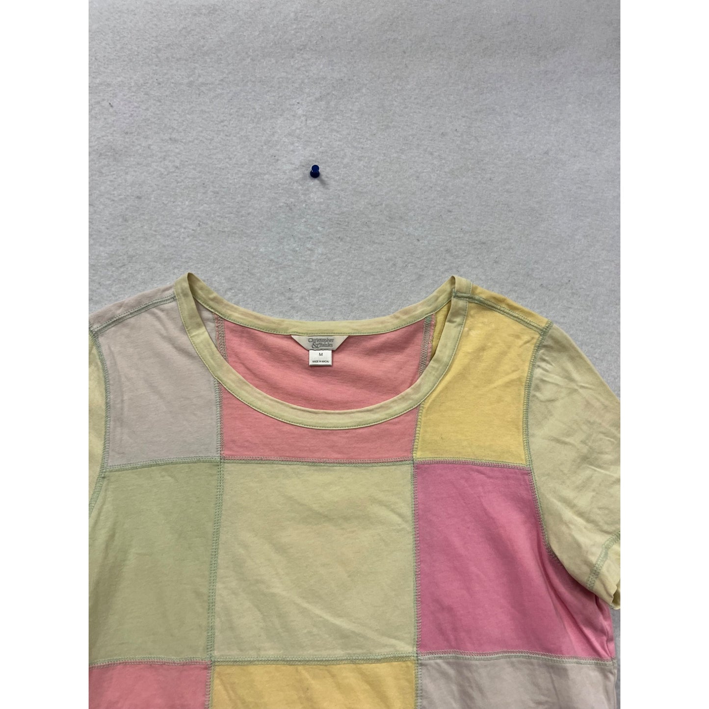 Christopher & Banks Patchwork T-Shirt M #481A