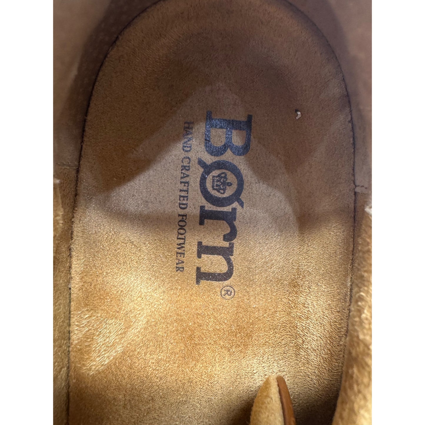 Born Brown Leather Lace-Up Oxford Shoes Comfortable Casual Sole #132B