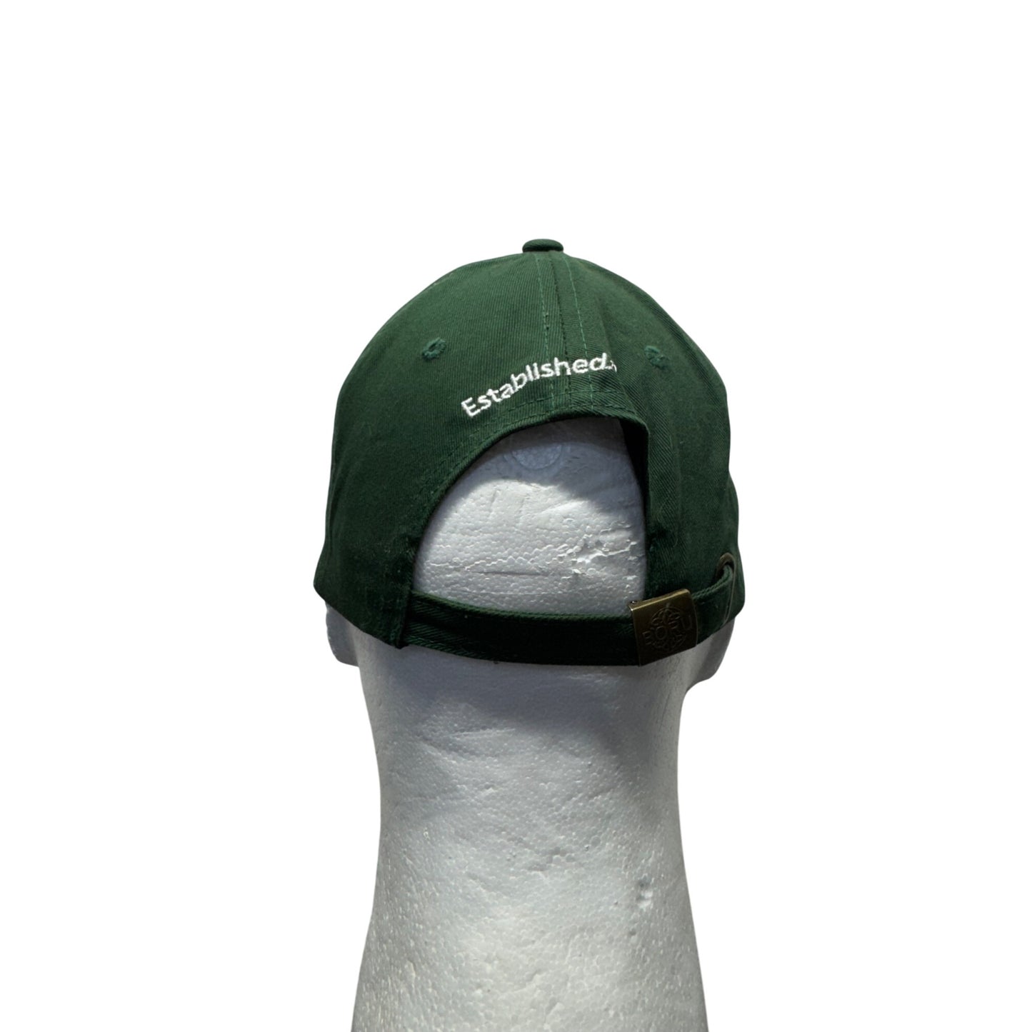 Ireland Embroidered Green Adjustable Baseball Cap With Brass Buckle Strap #9787