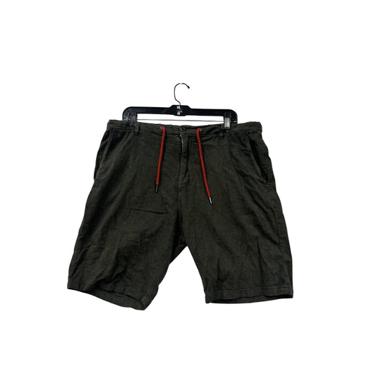 Mens Civil Society Olive Green Drawstring Shorts Size 36 #6769