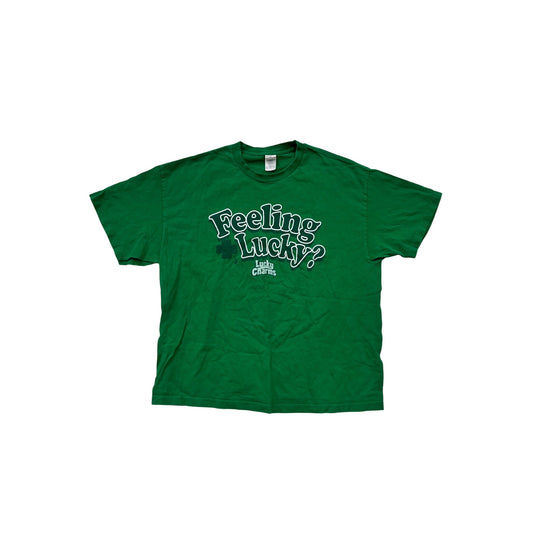 Lucky Charms "Feeling Lucky?" Green T-Shirt Mens 2XL #6586