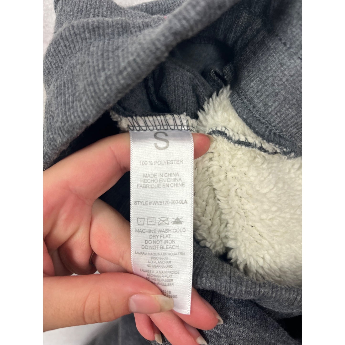 Bearpaw Outdoors Small Fleece-Lined Charcoal Joggers #230A