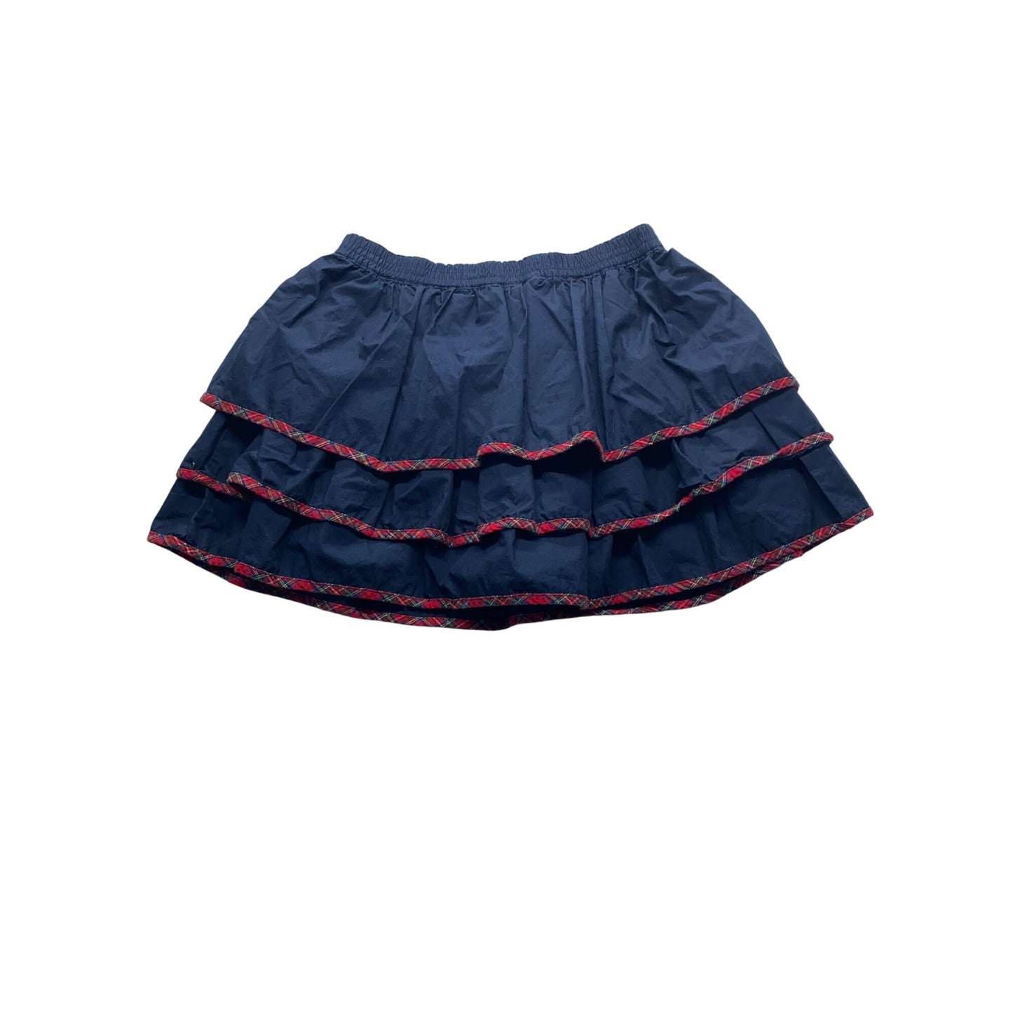 Kids Navy Blue lands end ruffle skirt #5470