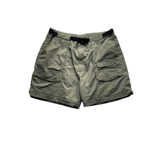 Field & Stream Outdoor Cargo Shorts Olive Green Nylon Hiking XL #9558