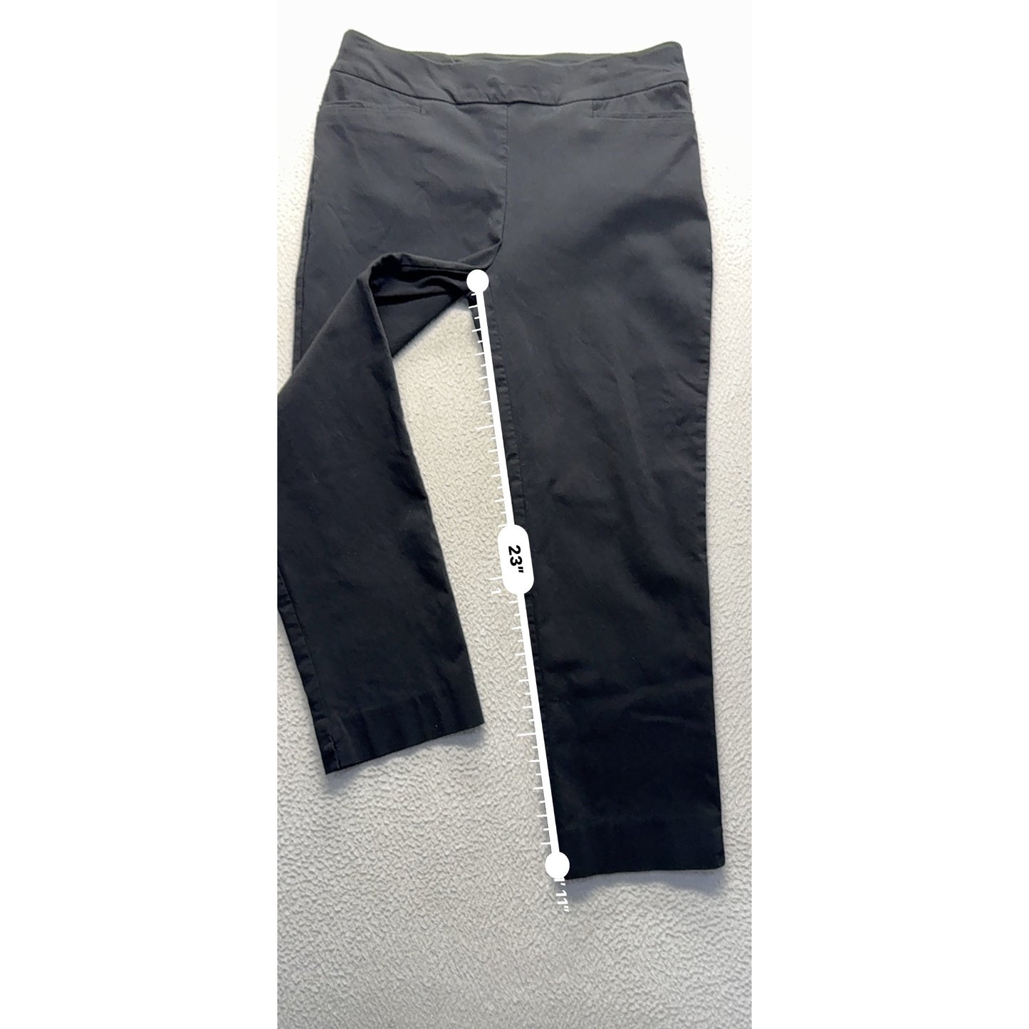 Chicos Black Slim Fit Stretch Pants Size 43 231B