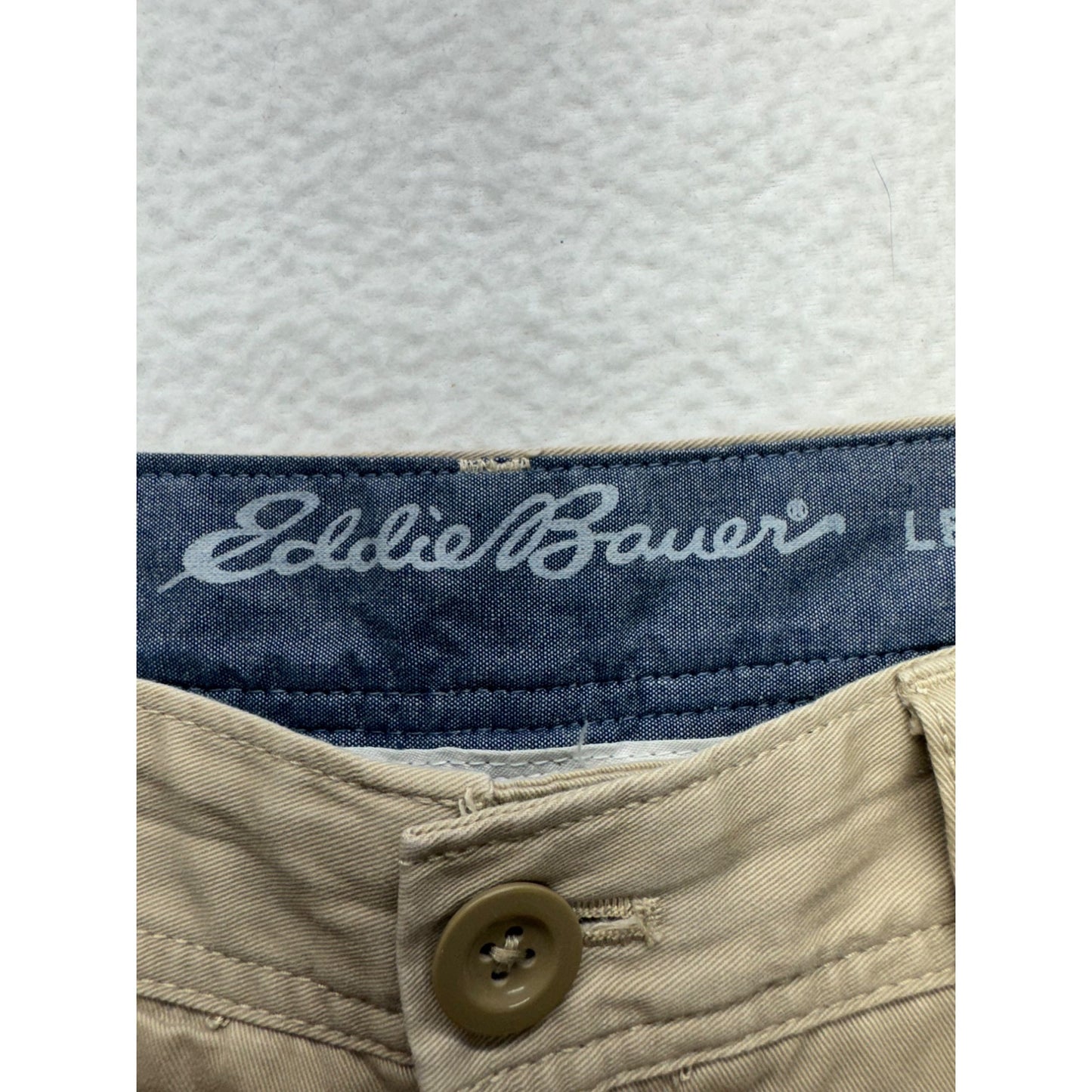 Eddie Bauer Straight Leg Khaki Pants Size 4 Made In Sri Lanka #167B