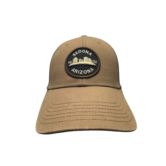 Sedona Arizona Legacy Brown Trucker Hat #7868