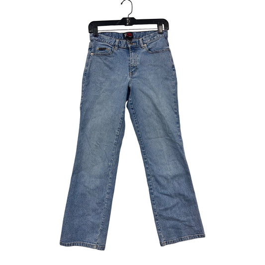 Vintage NY Jeans Womens Size 4 Petite Straight-Leg Denim Blue Jeans By New York & Company #6393