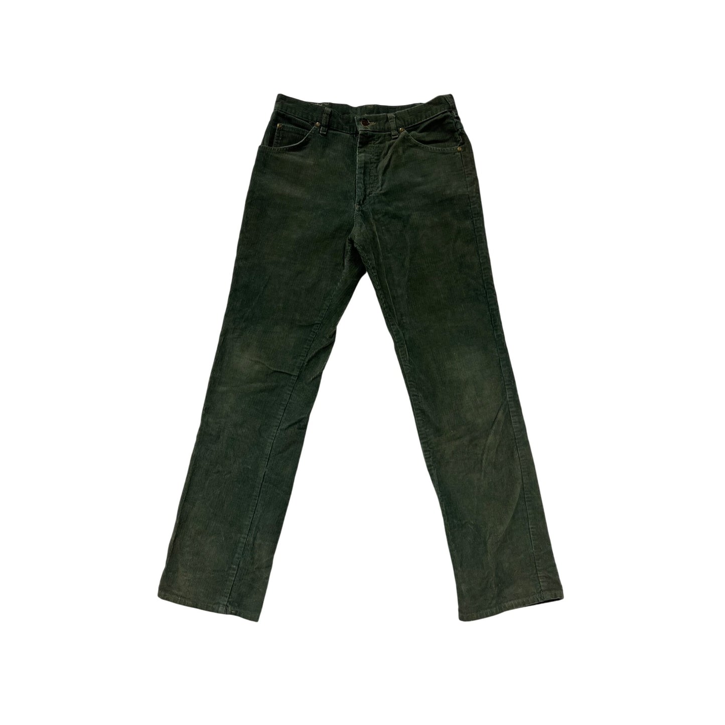 L.L. Bean Green Corduroy Pants #2946