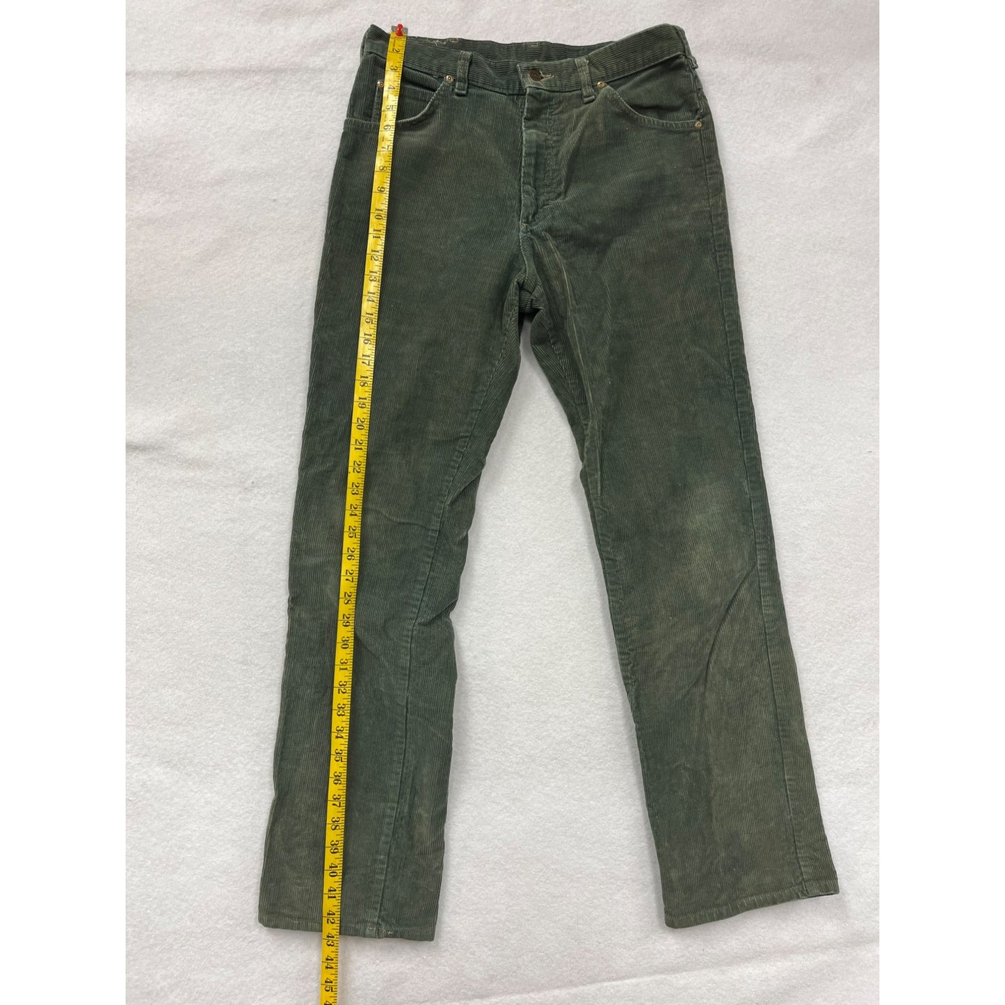 L.L. Bean Green Corduroy Pants #2946