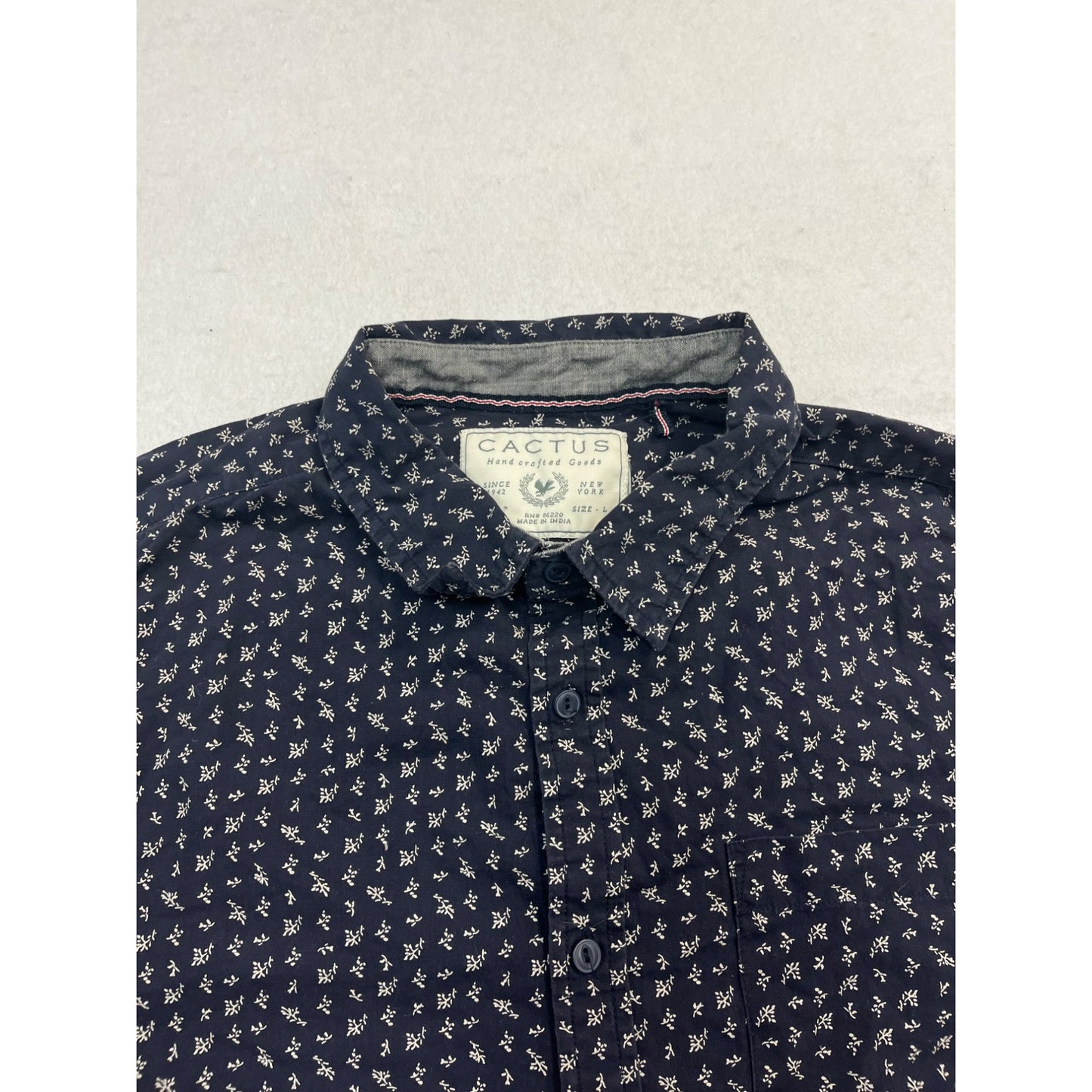 Men’s Micro Floral ButtonUp #2645