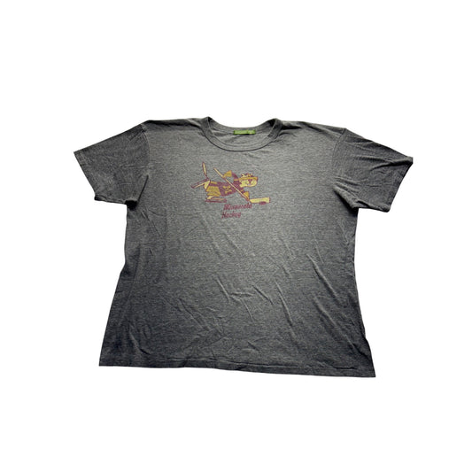 Vintage Style Minnesota Hockey T-Shirt 2XL By Alternative Earth #7995