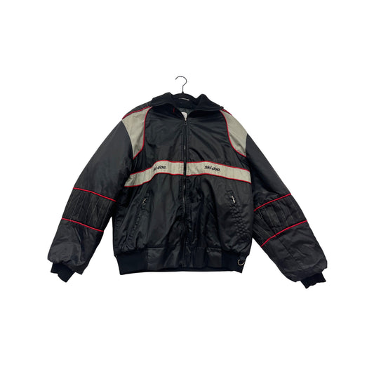 Bombardier Ski-Doo Black & Gray Jacket With Red Accents #835A