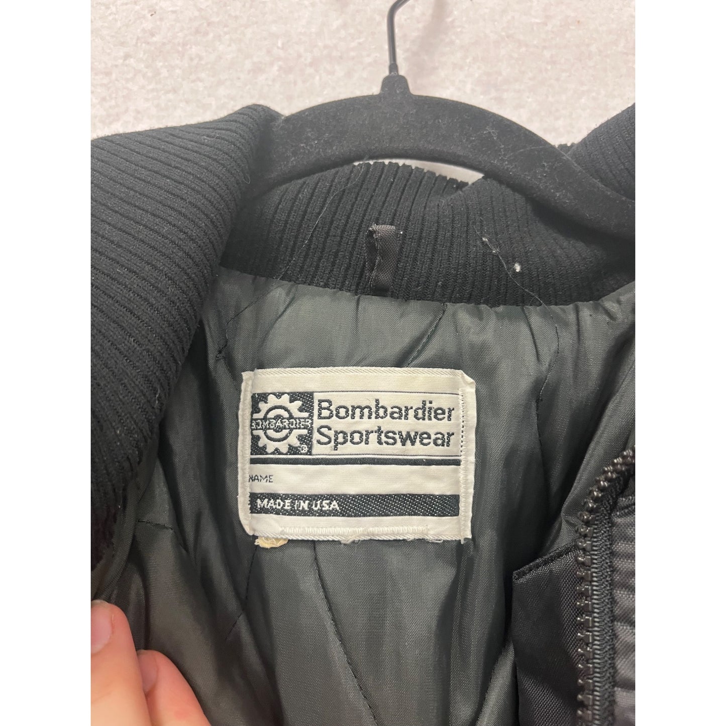 Bombardier Ski-Doo Black & Gray Jacket With Red Accents #835A