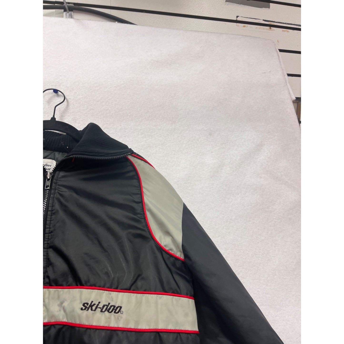 Bombardier Ski-Doo Black & Gray Jacket With Red Accents #835A