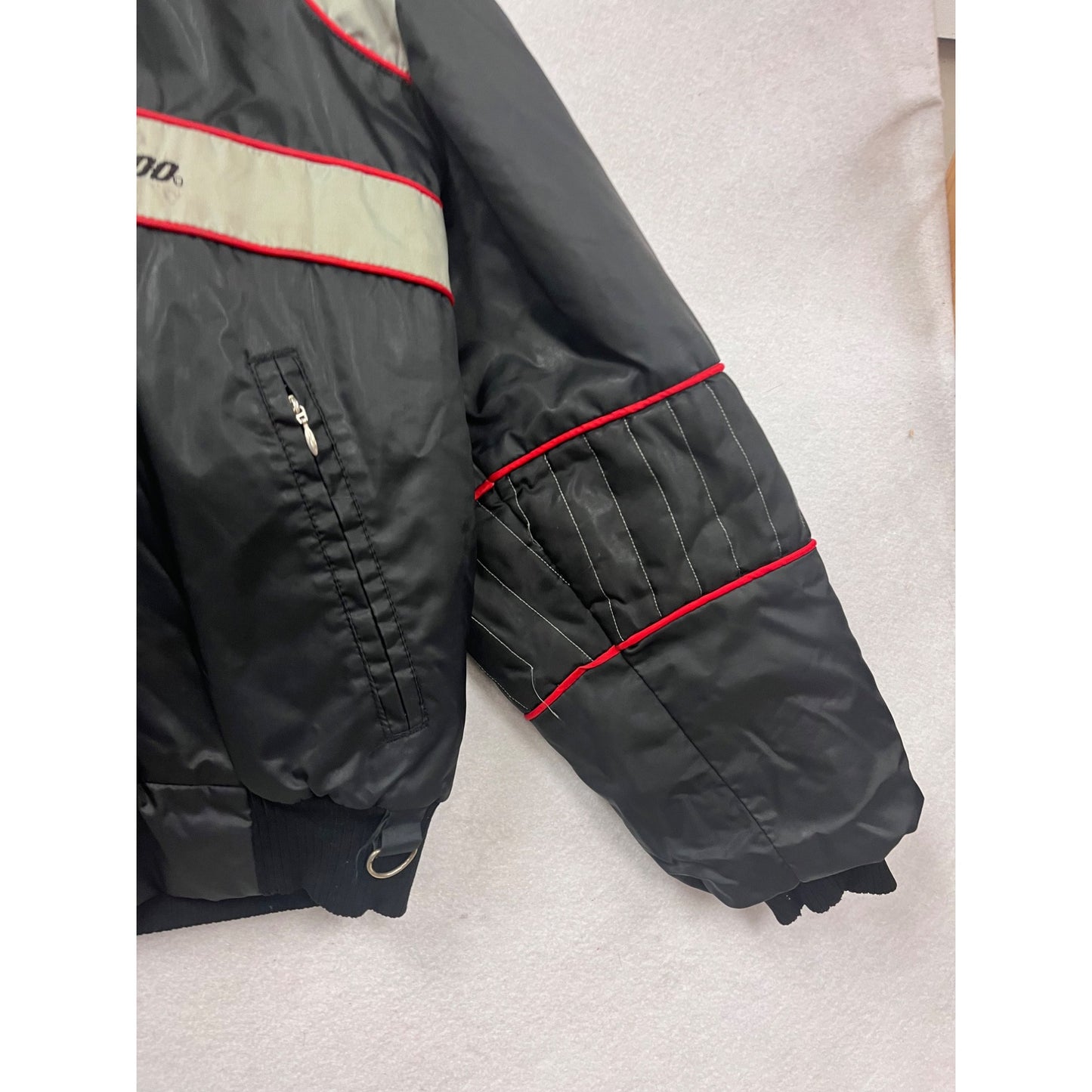 Bombardier Ski-Doo Black & Gray Jacket With Red Accents #835A