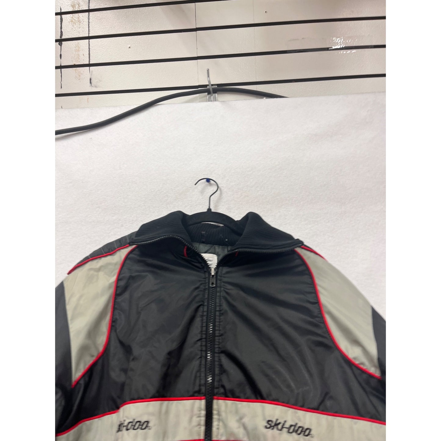 Bombardier Ski-Doo Black & Gray Jacket With Red Accents #835A