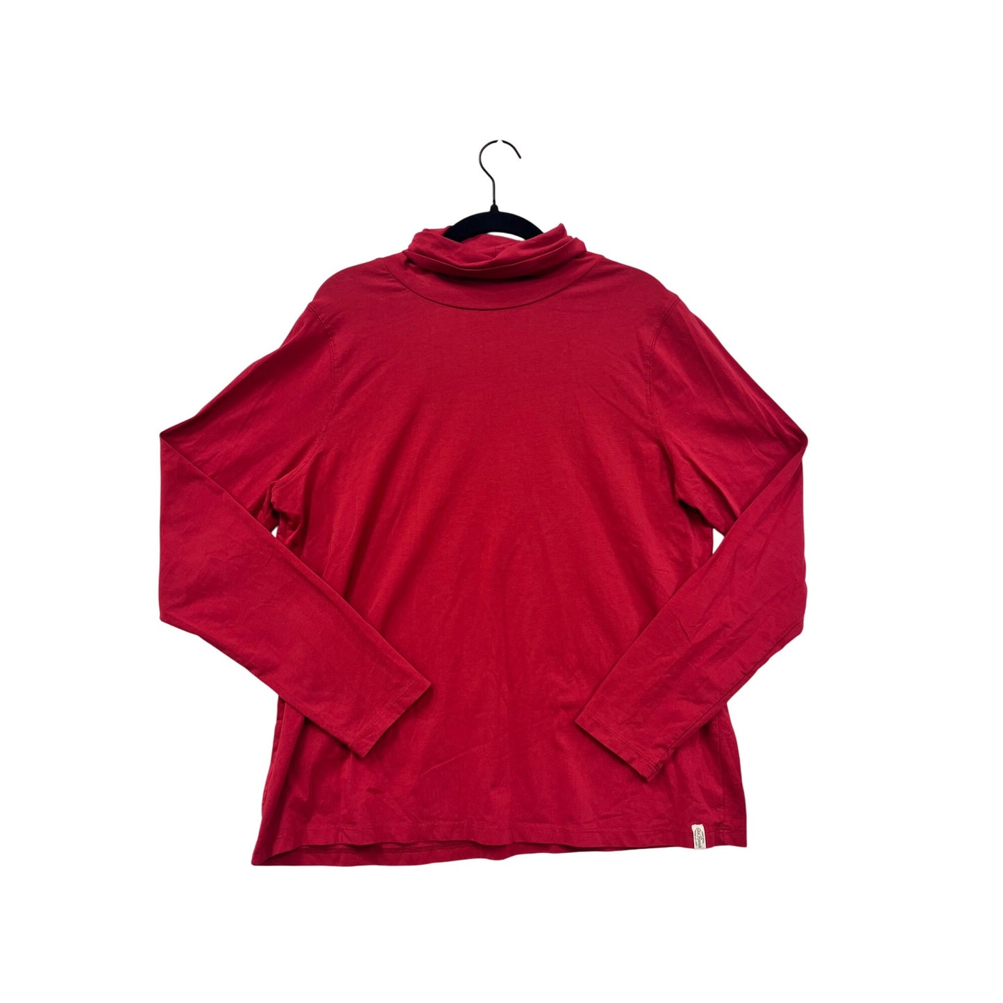 XL Red Old Ranch Long-Sleeve Cotton Turtleneck Shirt #8526