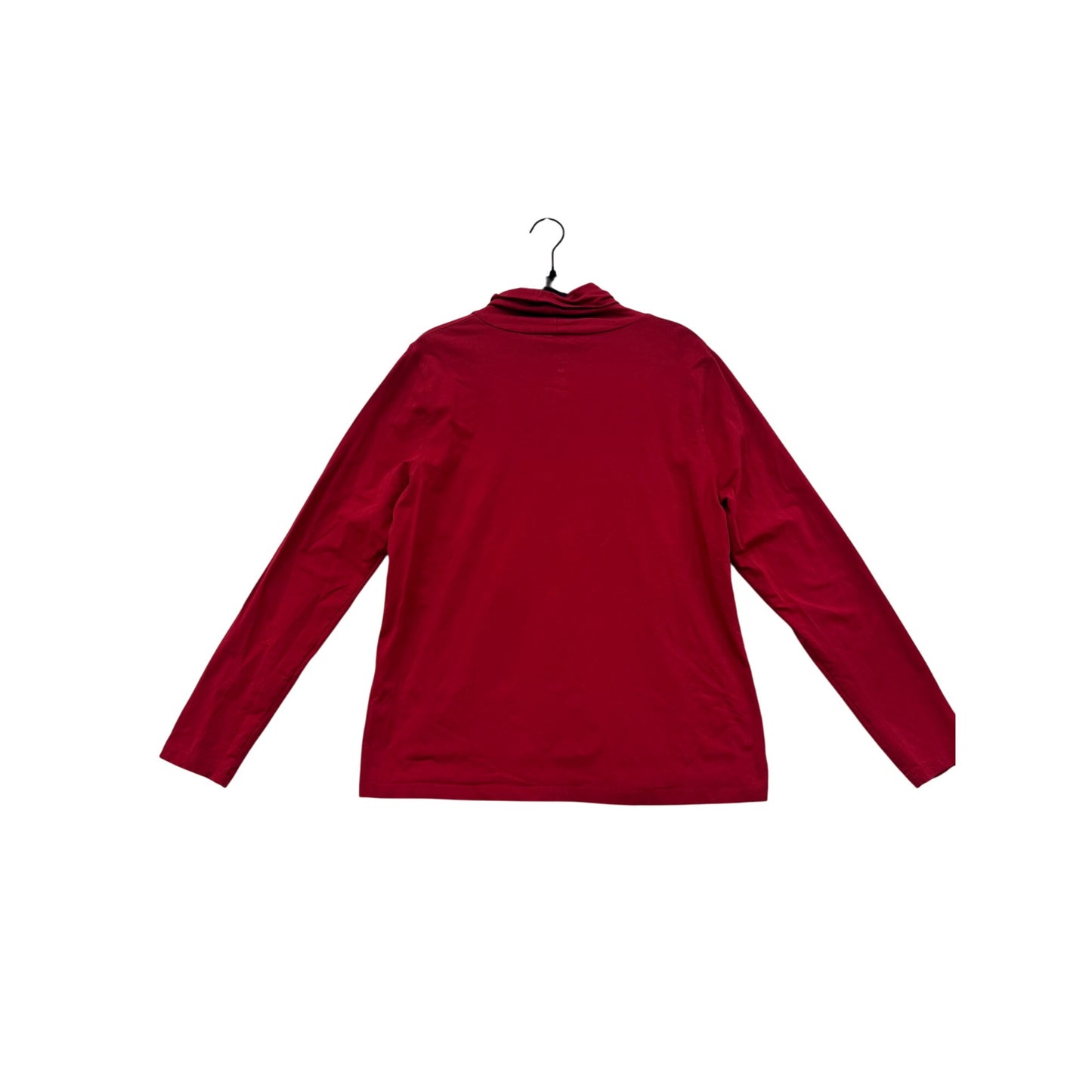 XL Red Old Ranch Long-Sleeve Cotton Turtleneck Shirt #8526