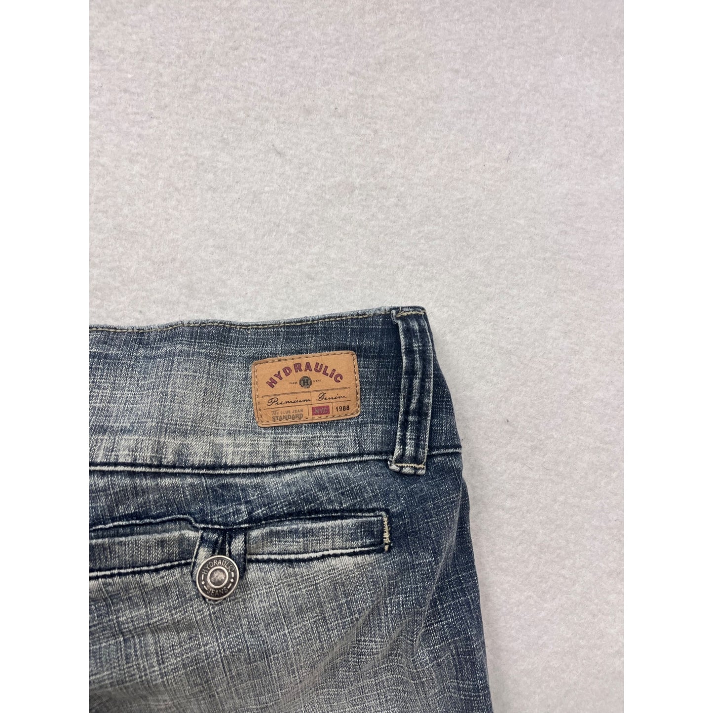 Hydraulic Denim Bermuda Shorts Size 13/14 Blue #704A