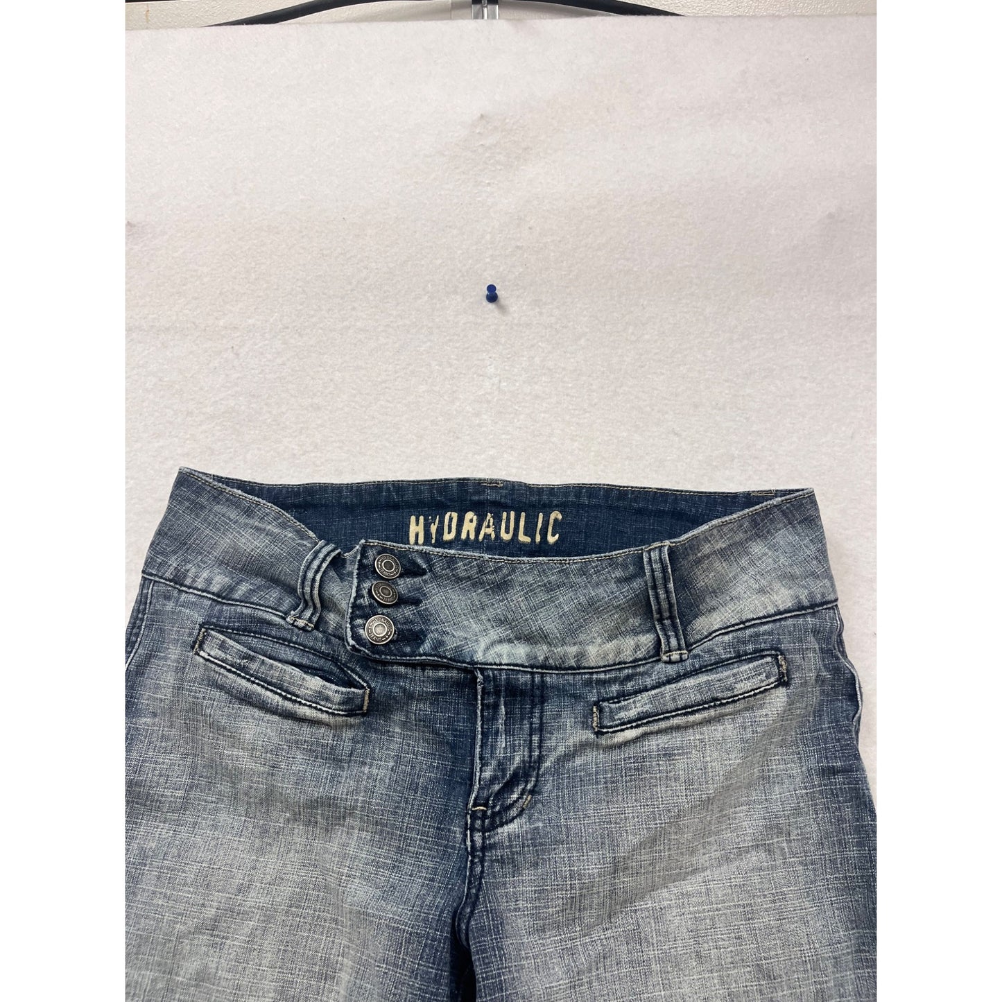 Hydraulic Denim Bermuda Shorts Size 13/14 Blue #704A