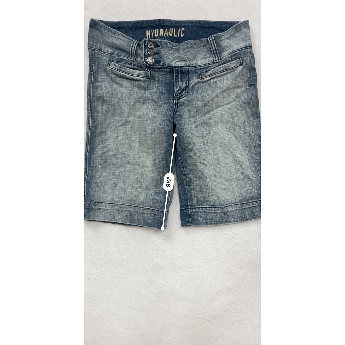 Hydraulic Denim Bermuda Shorts Size 13/14 Blue #704A