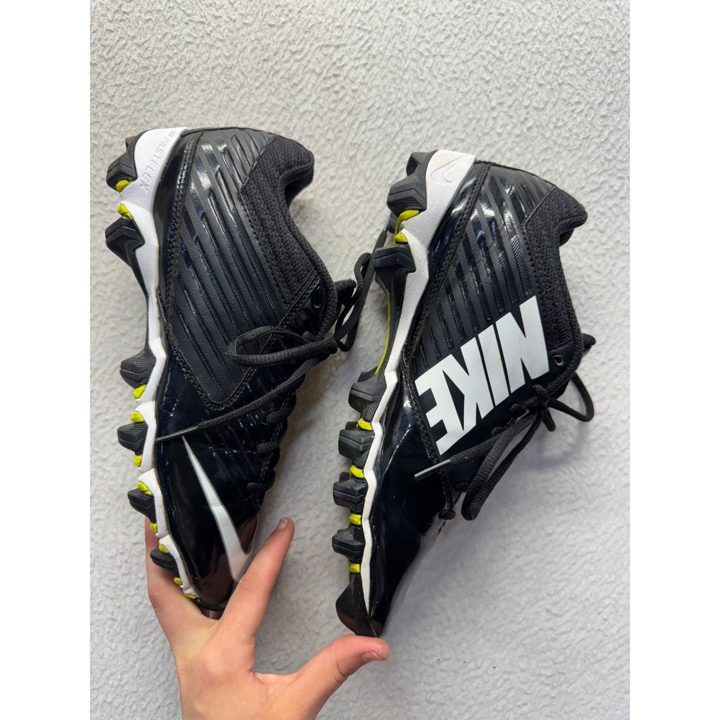 Nike Vapor Edge Pro 360 Mens Football Cleats Black/White Size 9 9479