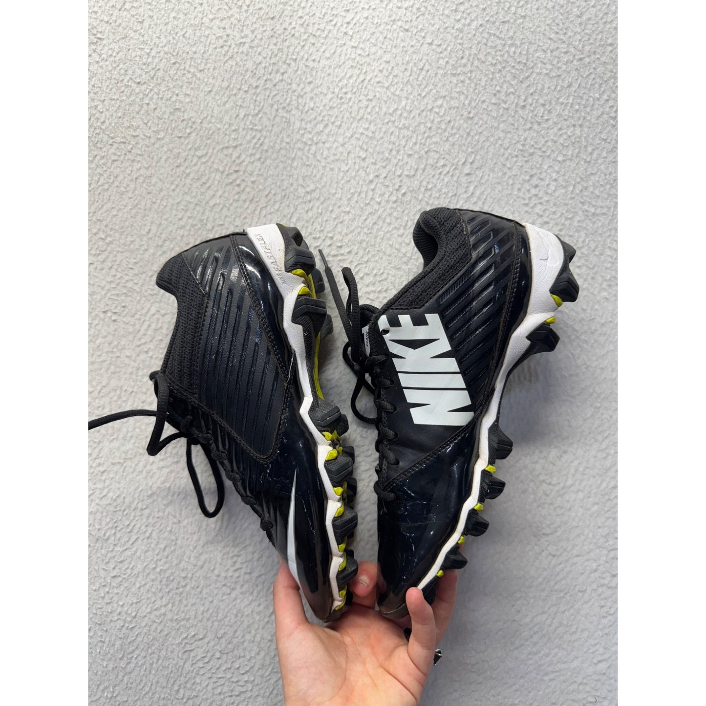 Nike Vapor Edge Pro 360 Mens Football Cleats Black/White Size 9 9479