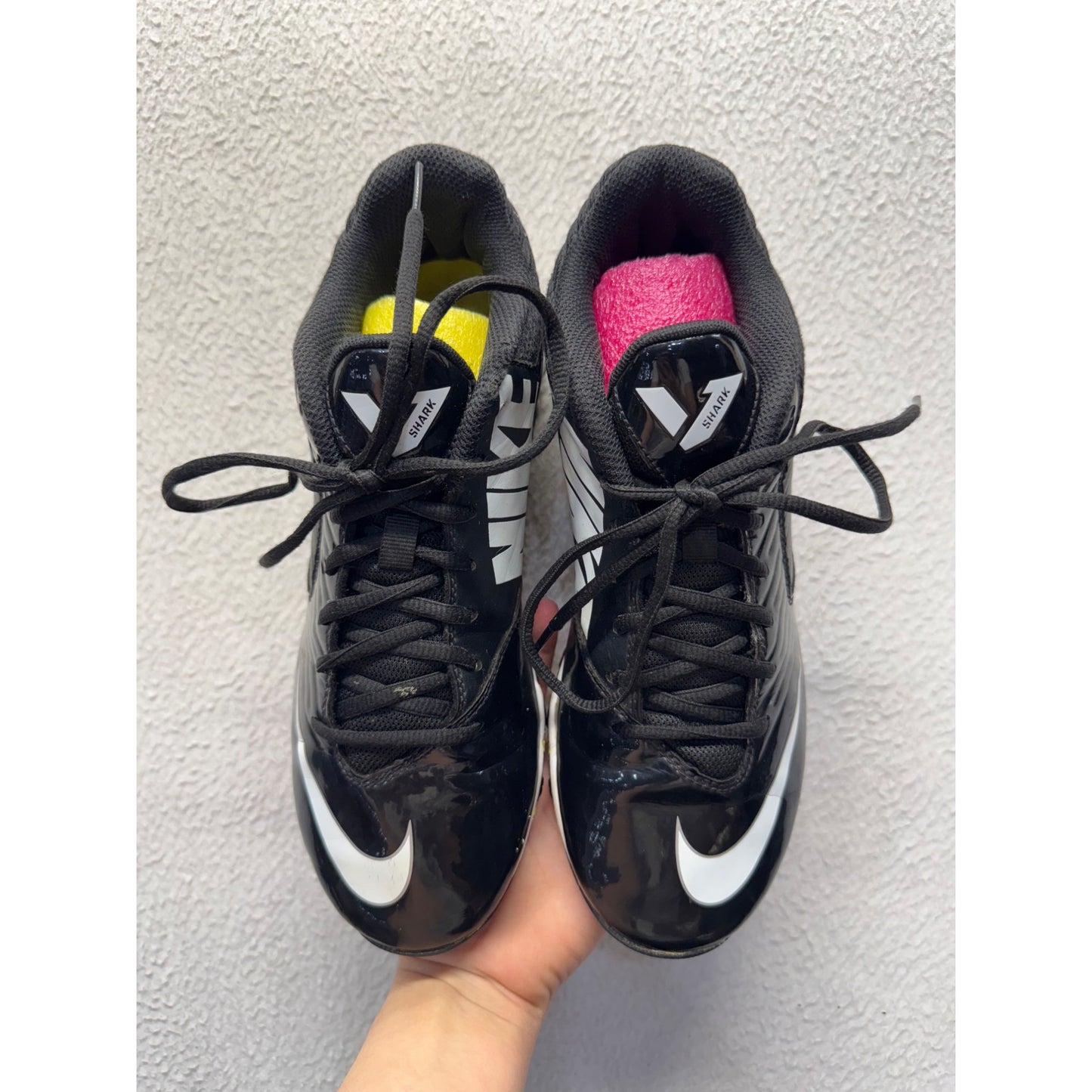 Nike Vapor Edge Pro 360 Mens Football Cleats Black/White Size 9 9479