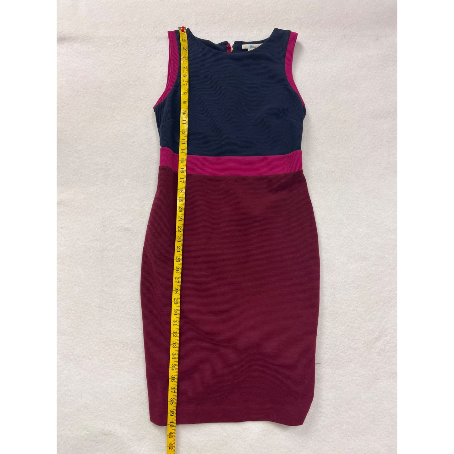 Women’s Boden Celia Ottoman Color Block sleeveless BodyCon Dress #2888