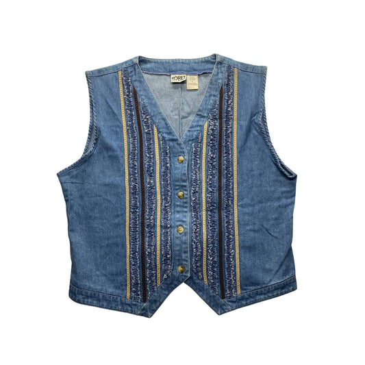 Vintage Koret City Blues Womens Denim Vest  #5851