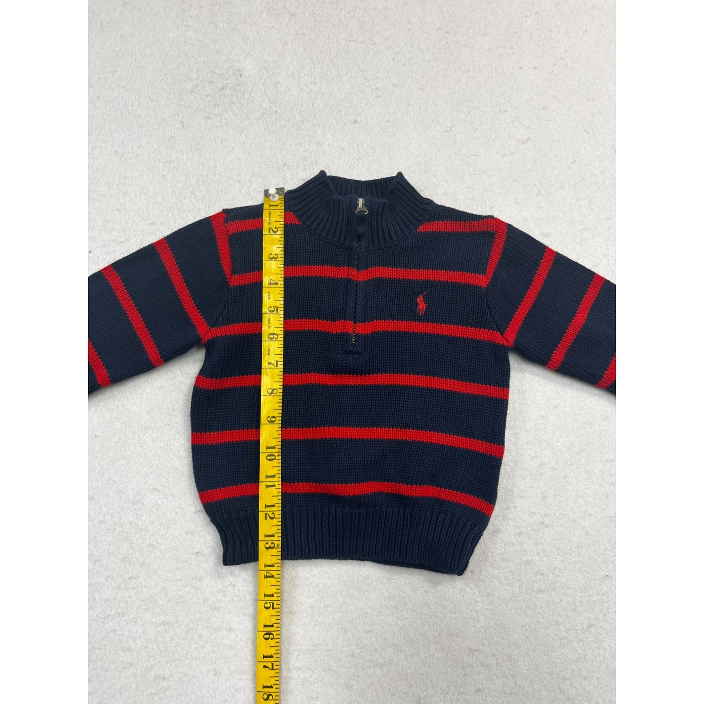 Baby’s Knitted Ralph Lauren Quarter-Zip #2469