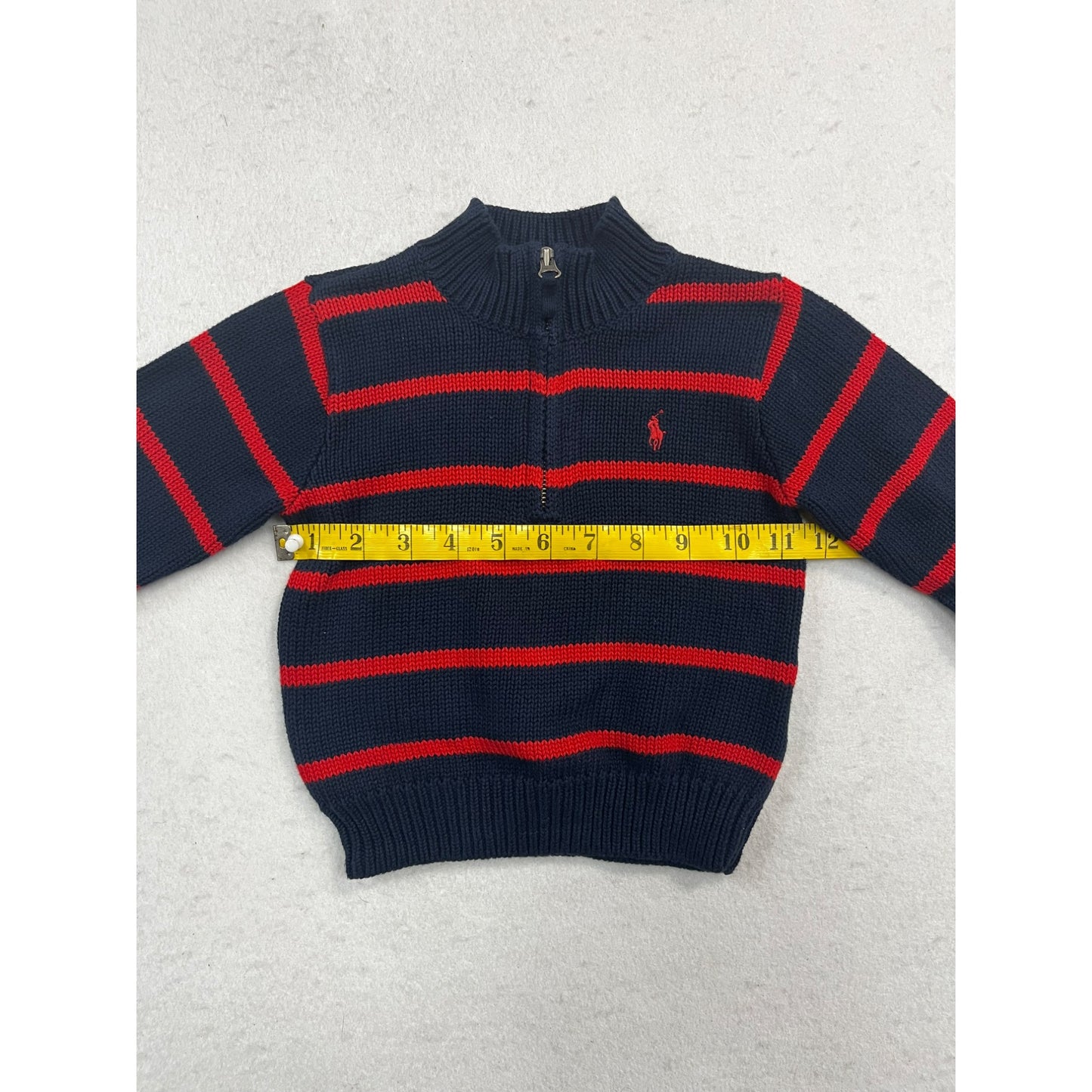 Baby’s Knitted Ralph Lauren Quarter-Zip #2469