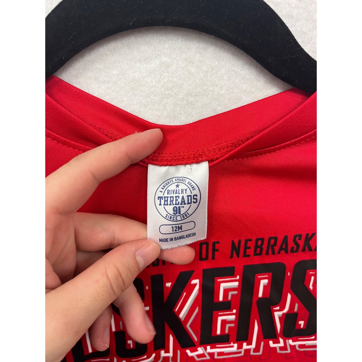 University Of Nebraska Huskers Baby 12M #8494