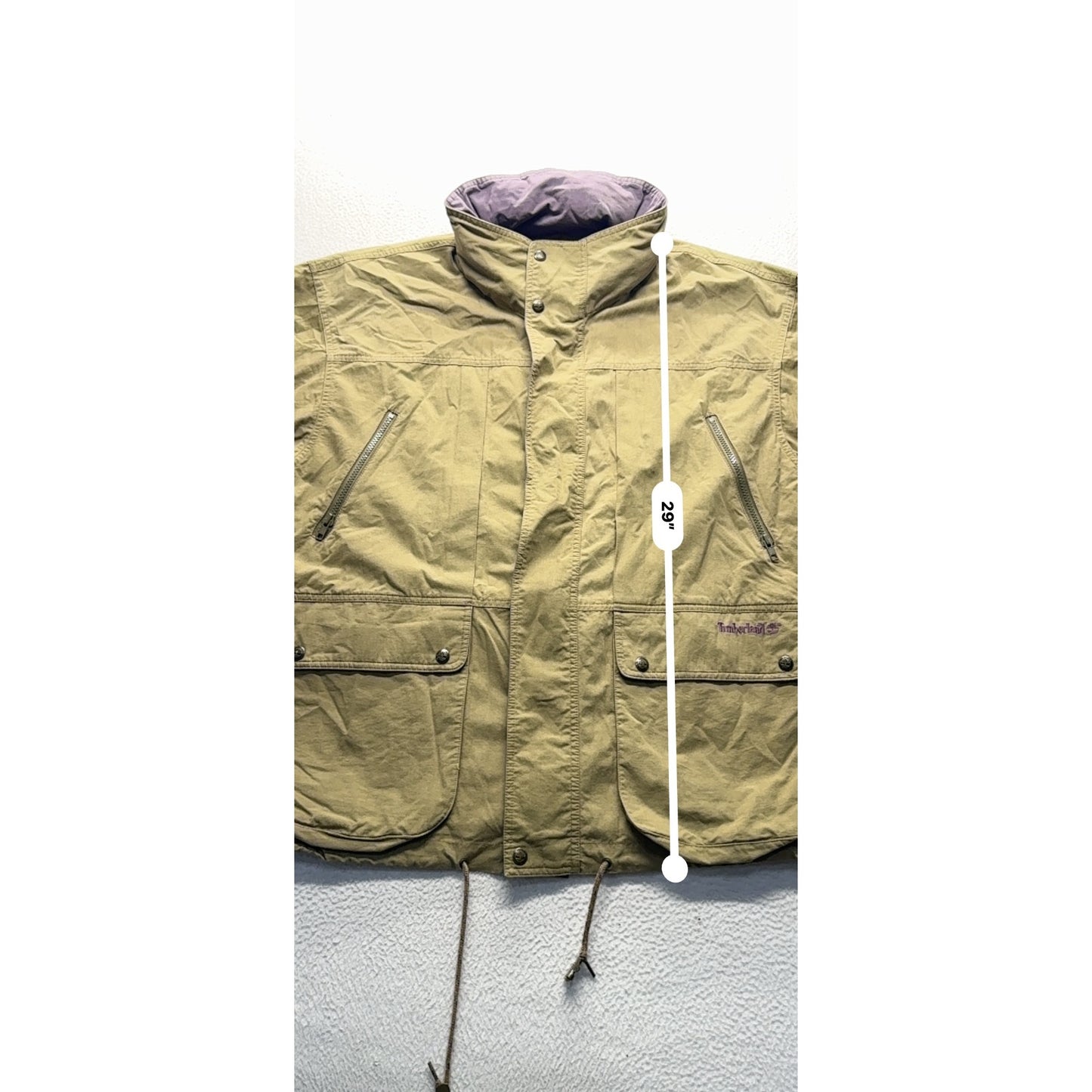 Timberland Green Utility Jacket Size L #9057