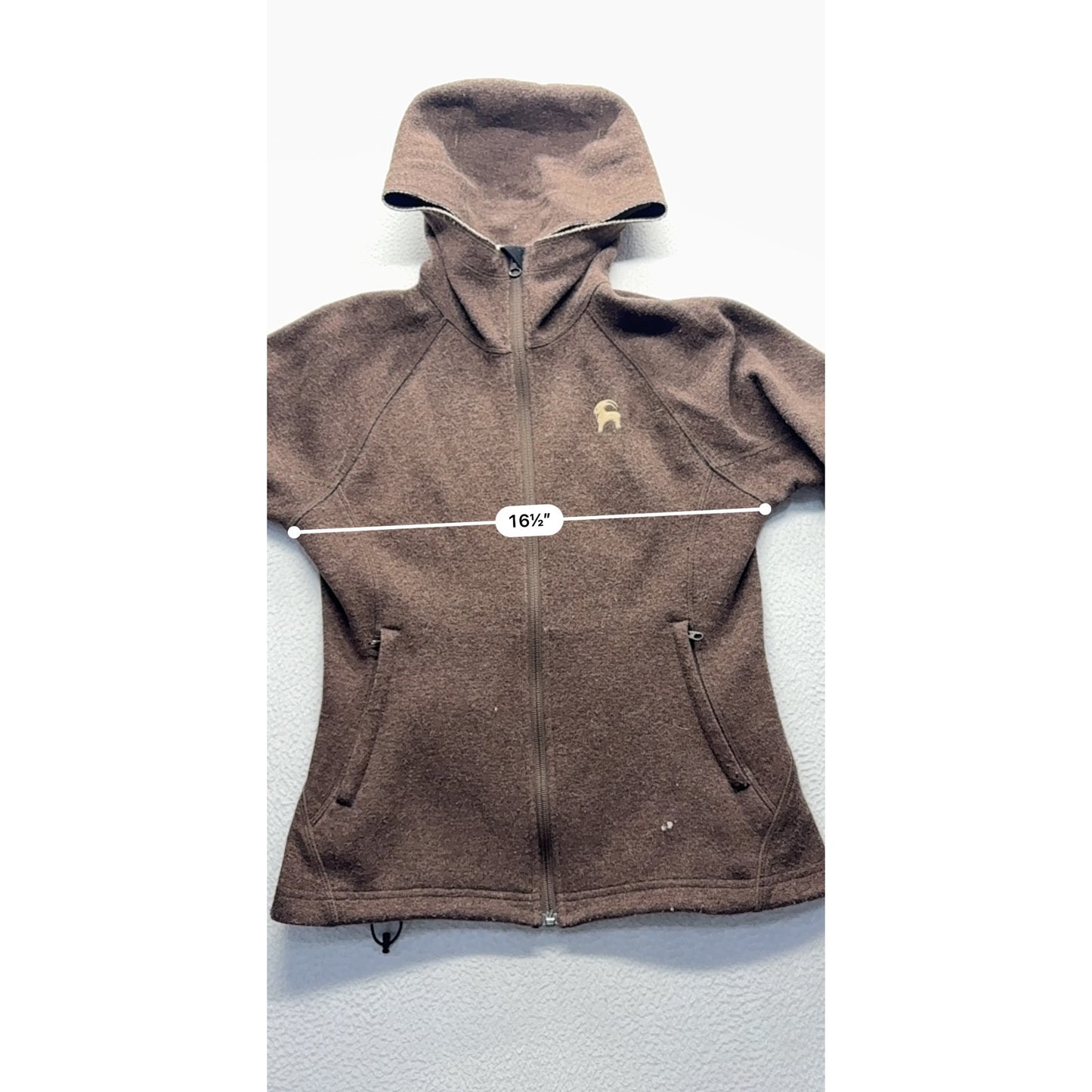 Backcountry Womens Brown Hooded Full-Zip #7632