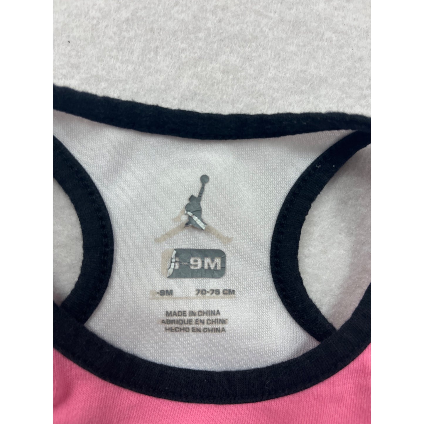 Jordan Baby Girls 6/9M Mesh Racerback Tank Top #6511