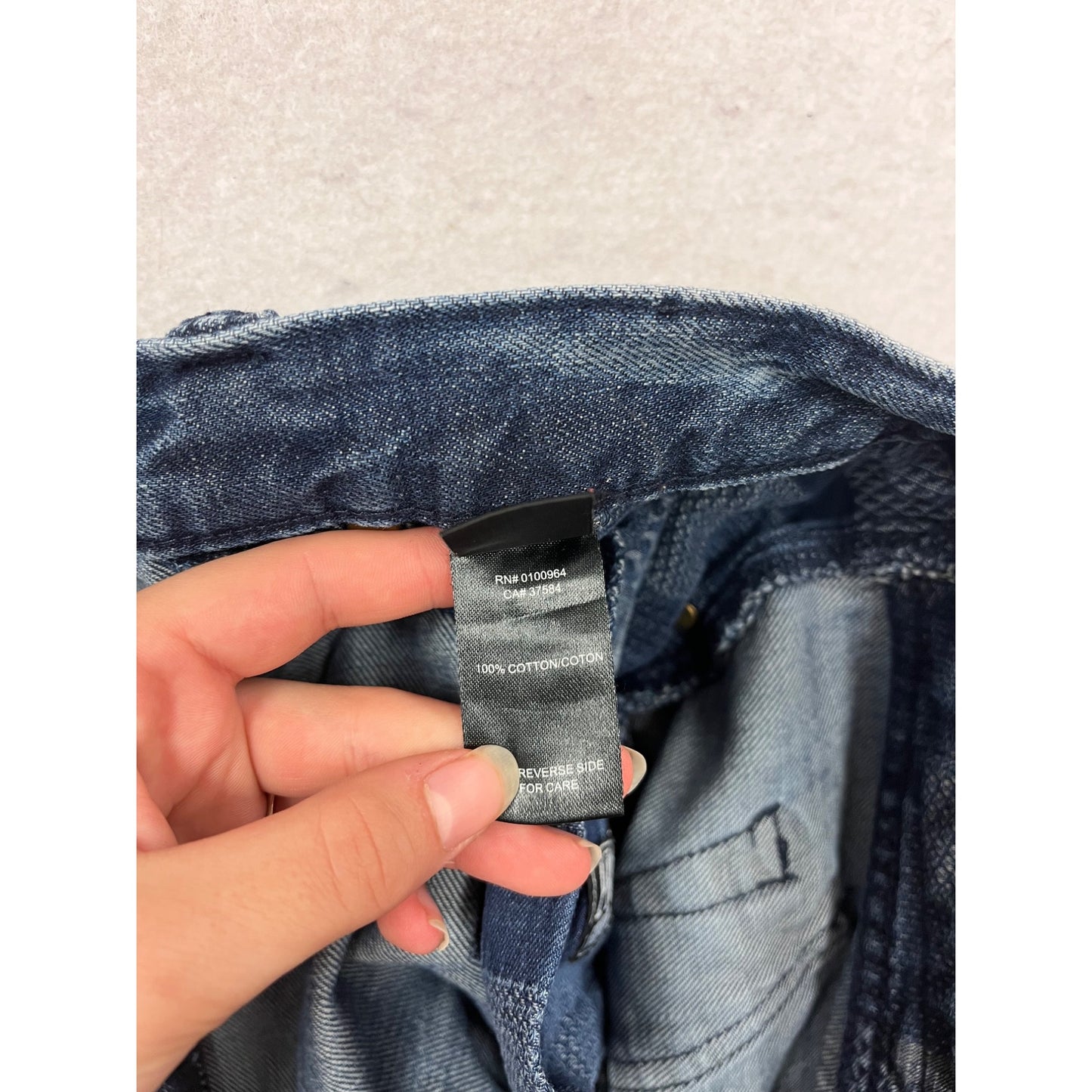 PRPS Distressed Straight Leg Jeans Size 38 Blue Denim #789A