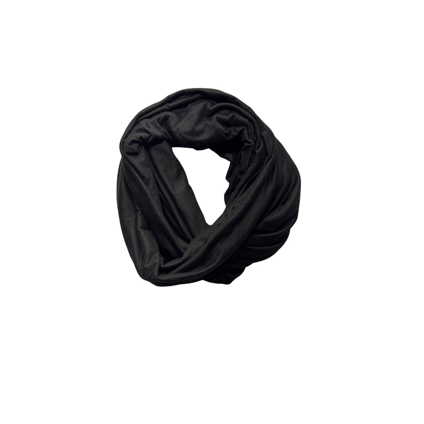 Beyond Yoga Black Infinity Scarf With Hidden Zipper Pocket #9499