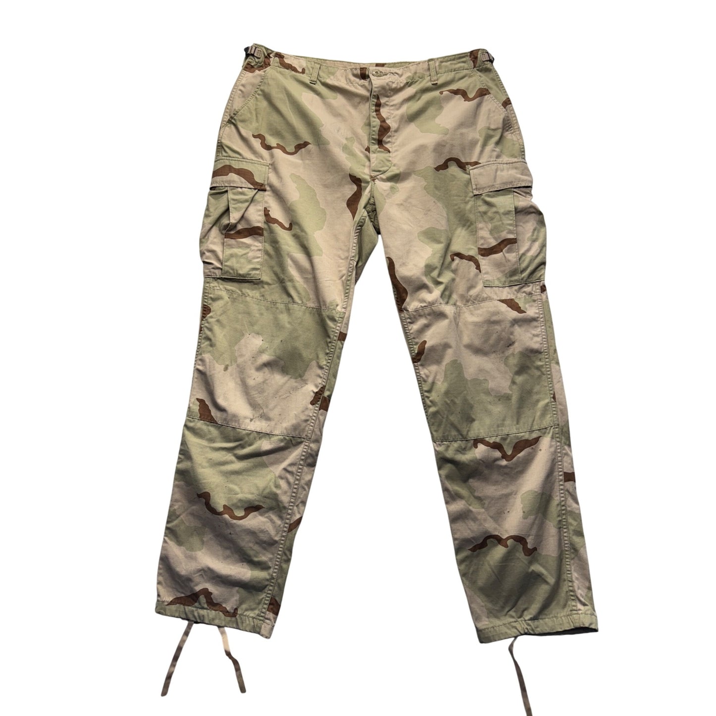 Desert Camouflage Tactical Cargo Pants With Adjustable Waist #9770