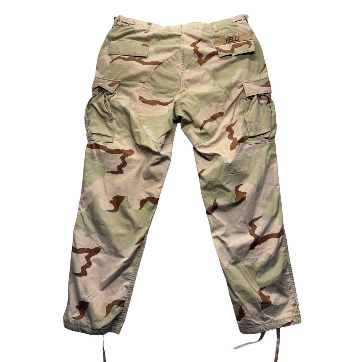 Desert Camouflage Tactical Cargo Pants With Adjustable Waist #9770